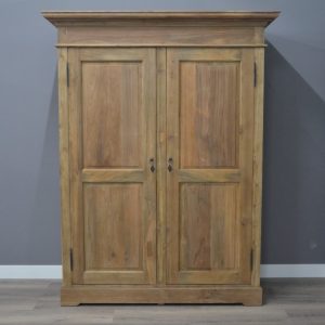 2-deurs teak kast
