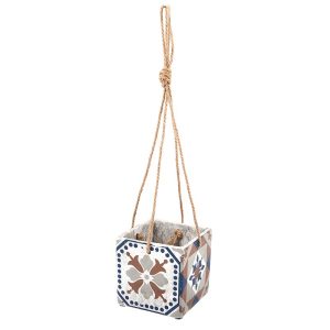 Esschert Design Portugese tegels hangende bloempot L