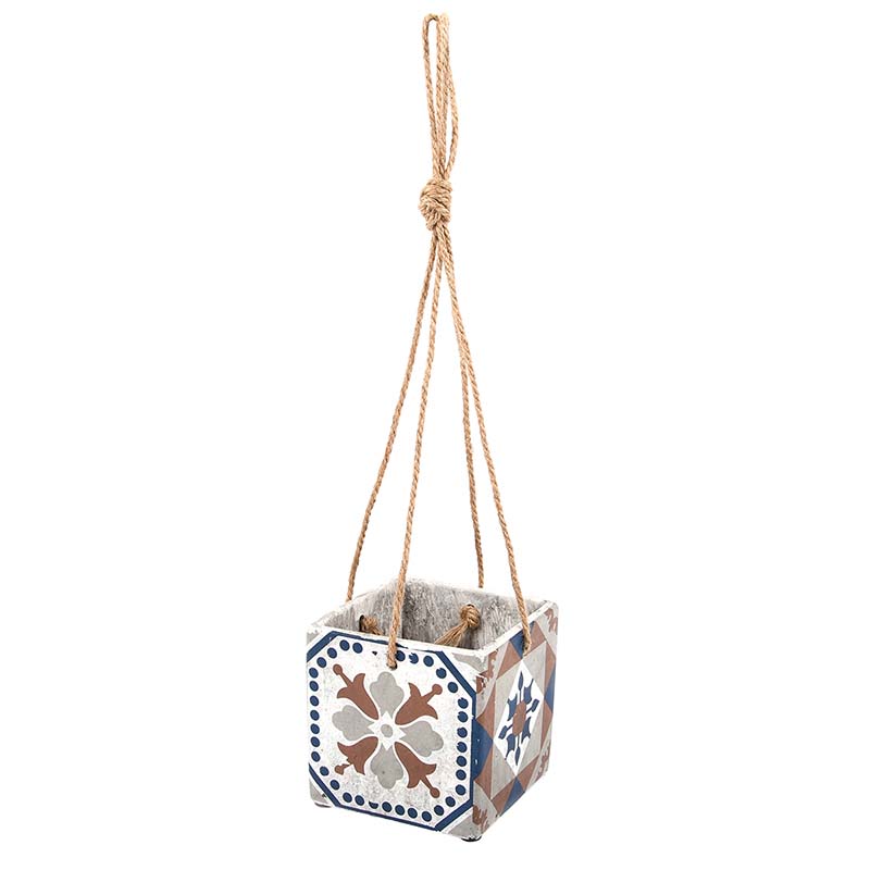 Esschert Design Portugese tegels hangende bloempot L - Afbeelding 2