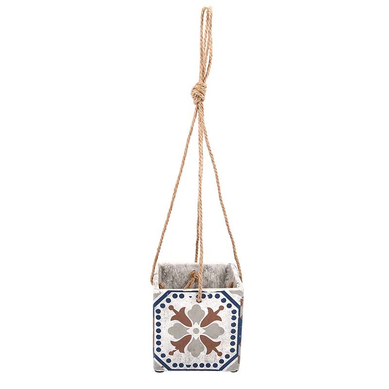 Esschert Design Portugese tegels hangende bloempot L - Afbeelding 3