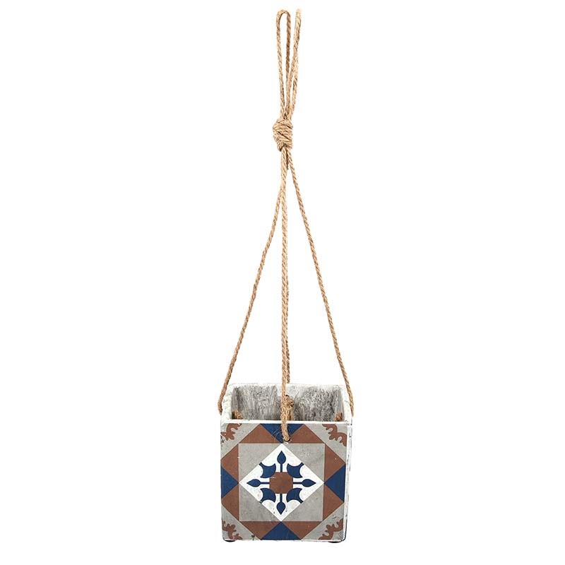 Esschert Design Portugese tegels hangende bloempot L - Afbeelding 4