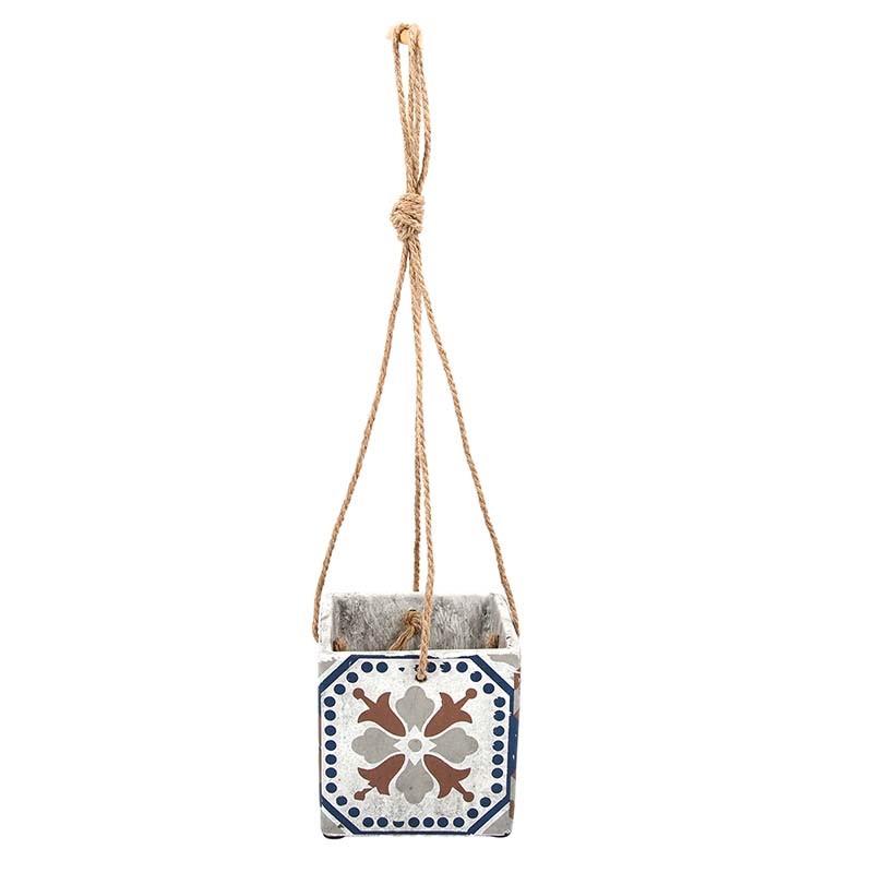 Esschert Design Portugese tegels hangende bloempot L - Afbeelding 5