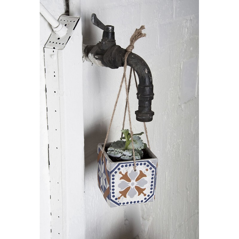 Esschert Design Portugese tegels hangende bloempot L - Afbeelding 7