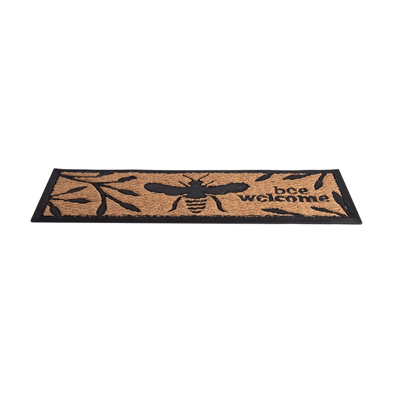 Esschert Design Bijenprint deurmat rubber/kokos - Afbeelding 3
