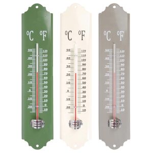 Esschert Design Metalen thermometer kleurkeuze