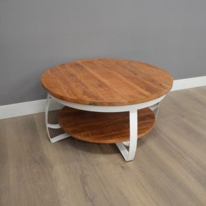 Industriële Salontafel – Mango hout