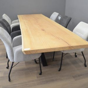 Mahonie boomstamtafel 300 cm – BT972 – 3 meter boomstamtafel