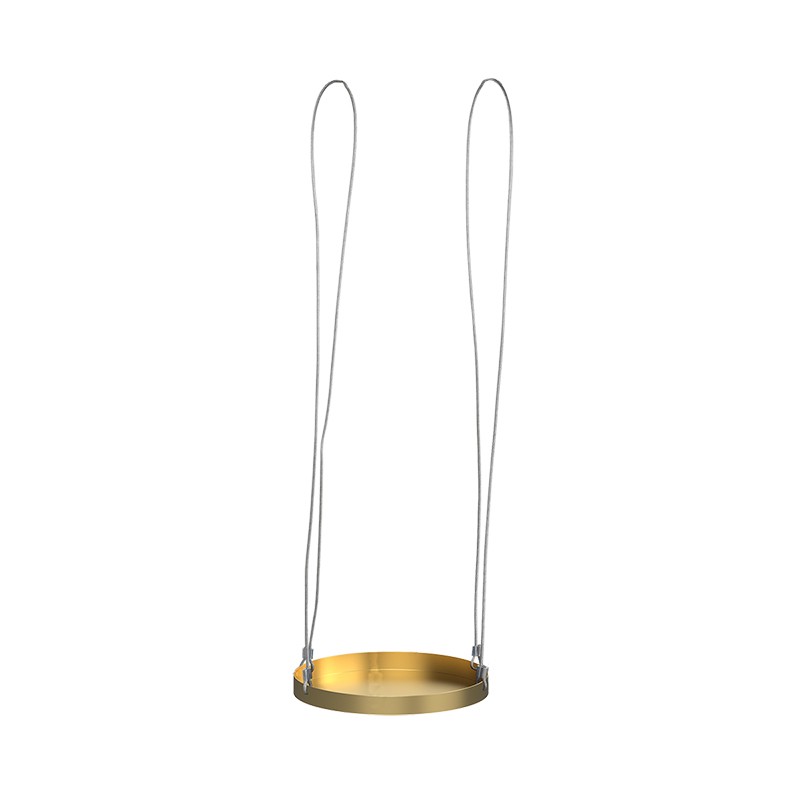 Esschert Design Plantenplateauhanger rond goud L