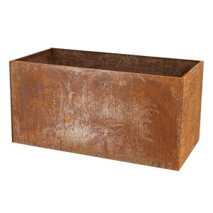 Esschert Design Cortenstaal plantenbak rechthoek. L