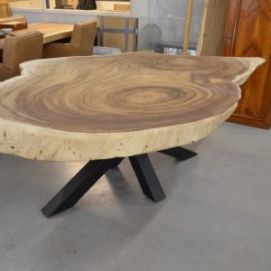 Ronde suar boomstamtafel Rond (165-226cm) – BT 168