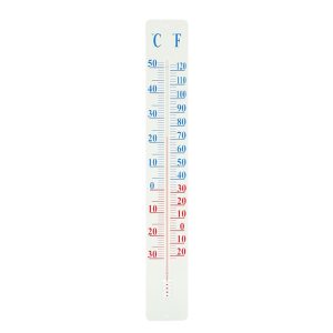 Esschert Design Thermometer op wandplaat XL