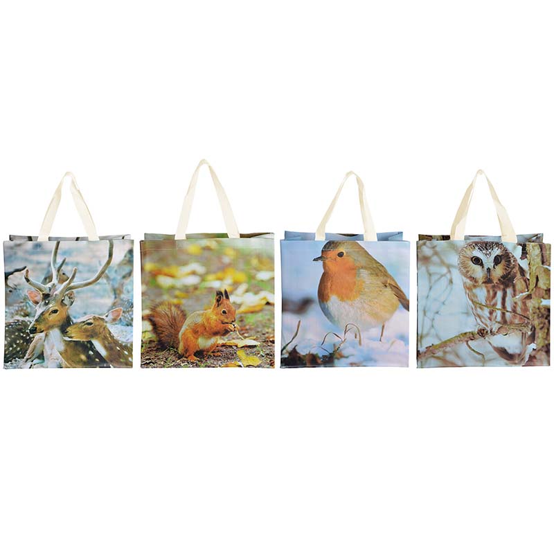 Esschert Design Boodschappentas natuurprint keuze - Afbeelding 2