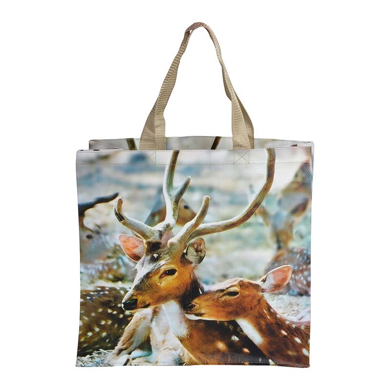 Esschert Design Boodschappentas natuurprint keuze - Afbeelding 3