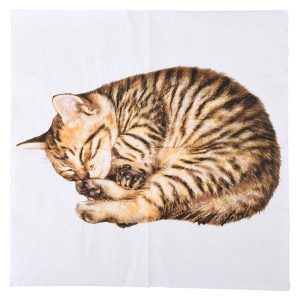 Esschert Design Papieren servetten kat 33 x 33 cm
