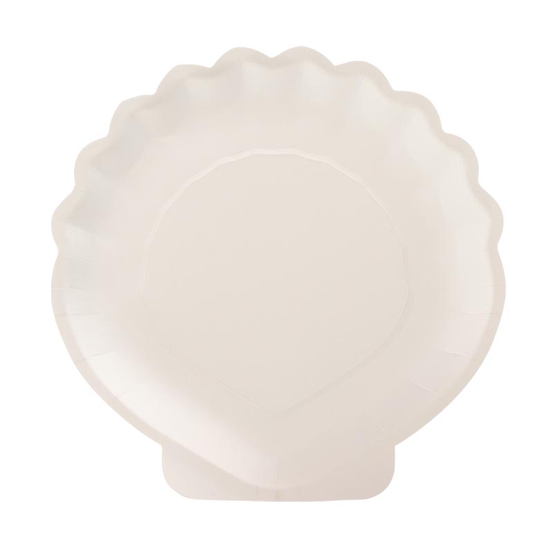 Esschert Design Papieren borden schelpenvorm set/10 - Afbeelding 3