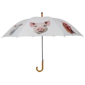 Esschert Design Paraplu aquarel boerderijdieren