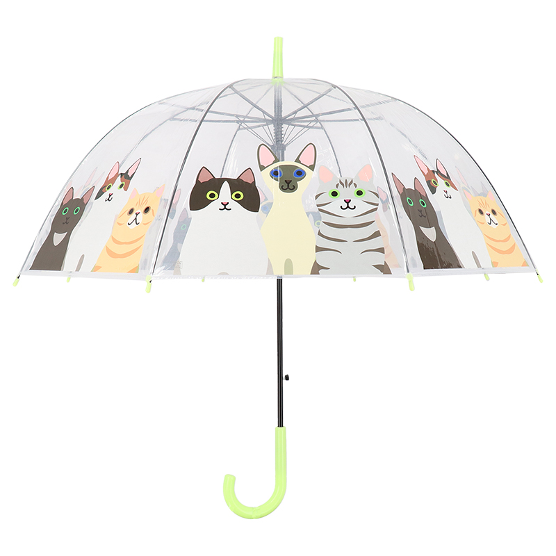 Esschert Design Paraplu transparant katten