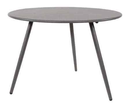 Bijzettafeltje Rafael Ø60×41 cm grijs