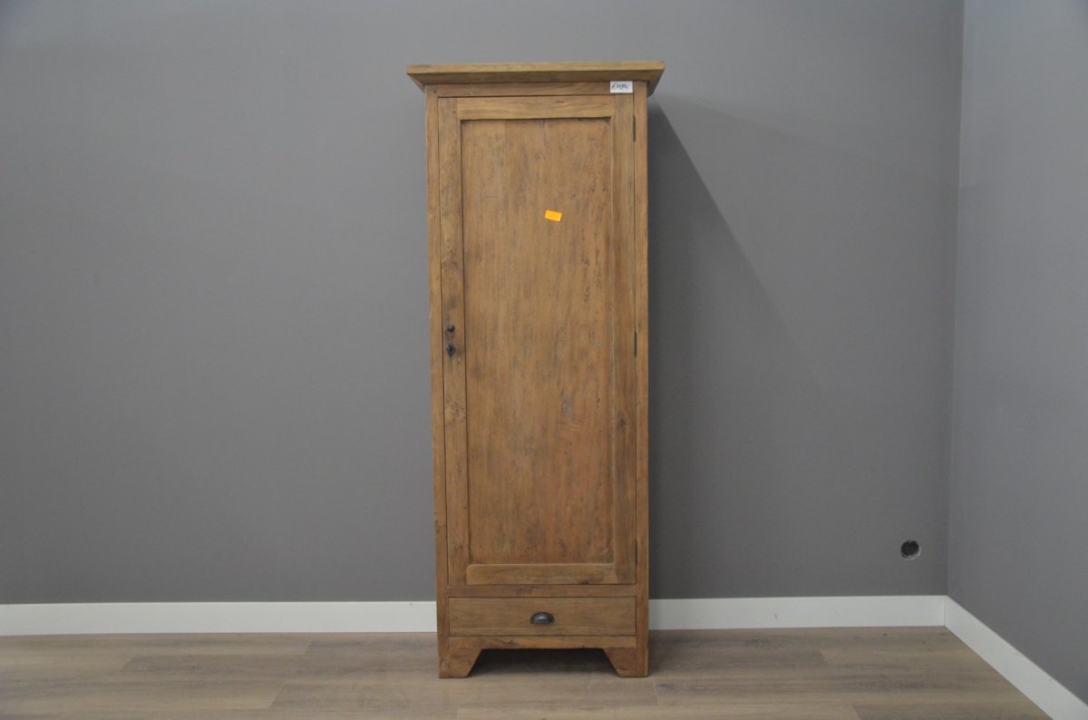 Dichte 1 deurs teak kast