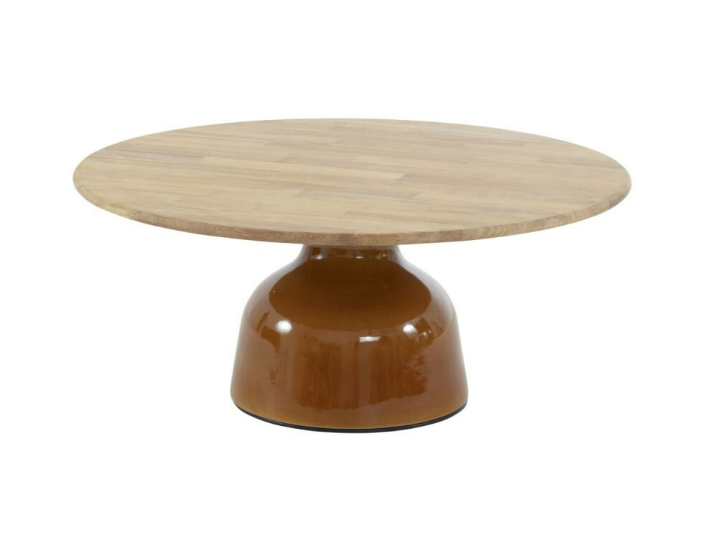 June hoogglans keramiek onderstel creme voor salontafel 80 cm � (H 35)
