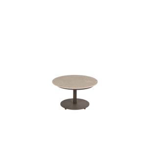 Loungetafel Boaz terre – Ø60×35 cm