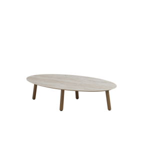 Loungetafel Salute ovaal amber – 120x65x30cm