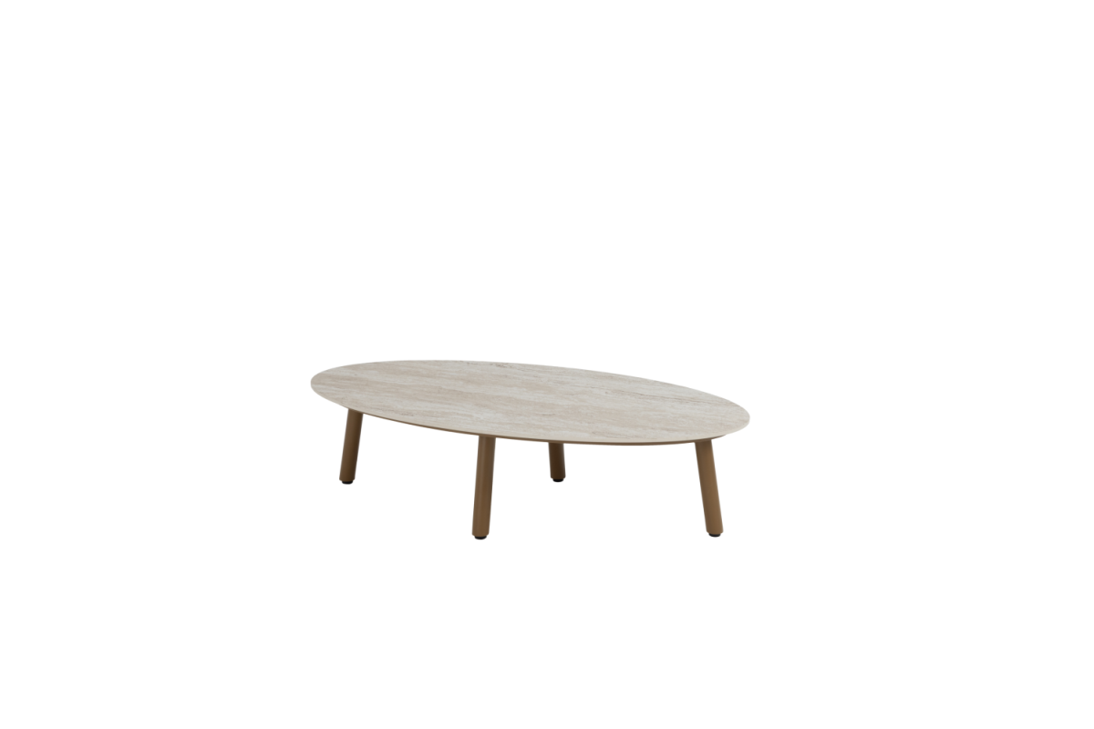 Loungetafel Salute ovaal amber – 120x65x30cm