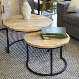 Set van 2 salontafels