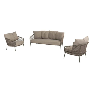Stoel-bank loungeset Jura 3-dlg
