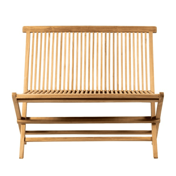 Tuinbank Teak EGG | Mick by Terrazzo – 100 cm - Afbeelding 2