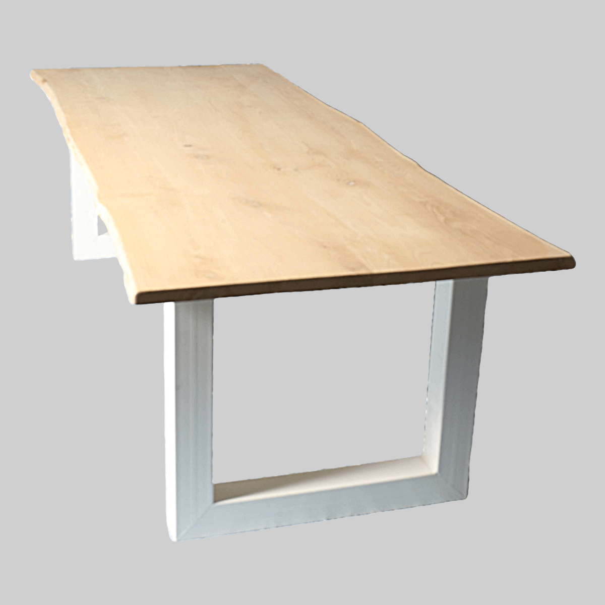 Eettafel iepenhout 260×100 cm – 4 cm blad - Afbeelding 2